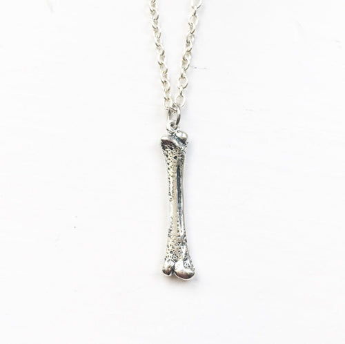 STERLING SILVER BONE NECKLACE