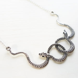ENTWINED SERPENT NECKLACE