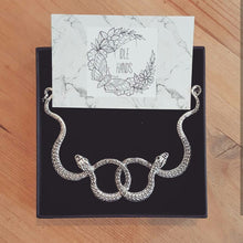 Load image into Gallery viewer, ENTWINED SERPENT NECKLACE